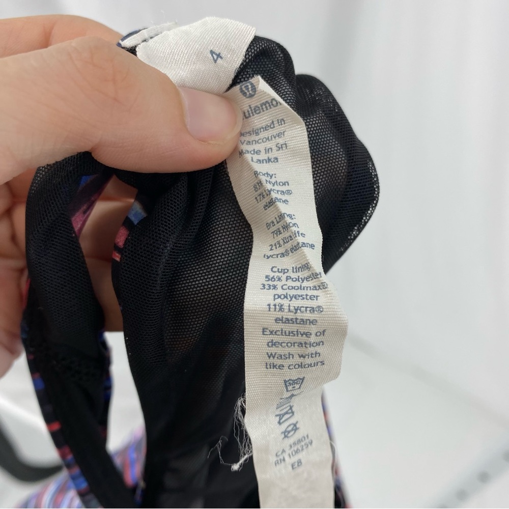 Lululemon Multicolored Patterned Cropped Athletic… - image 6